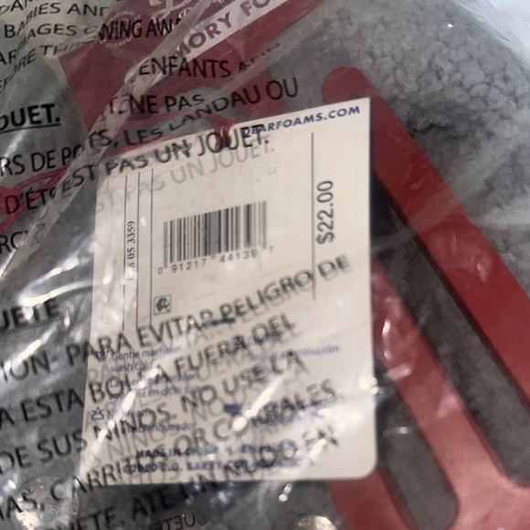 - Memory Foam Slippers - grey - deluxe by dearfoams size 7 / 8 - Picture 2 of 3